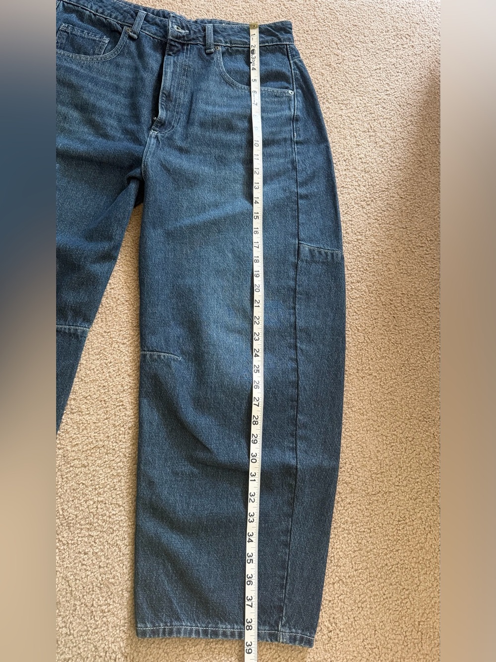 Rag&Bone Chase High-Rise Barrel Jeans ~ Grafton Wash ~ NWT - Picture 9 of 11